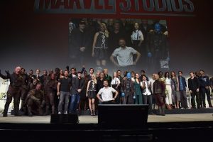 SAN DIEGO, CA - JULY 23: The casts and filmmakers from Marvel Studios’ attend the San Diego Comic-Con International 2016 Marvel Panel in Hall H on July 23, 2016 in San Diego, California. ©Marvel Studios 2016. ©2016 CTMG. All Rights Reserved. (Photo by Alberto E. Rodriguez/Getty Images for Disney)